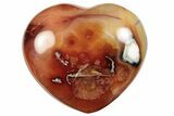 2" Polished Carnelian Agate Hearts - Photo 2
